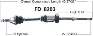 Eje de eje Iveco para Ford Explorer 2011 2014 La combinación perfecta de y asequibilidad
